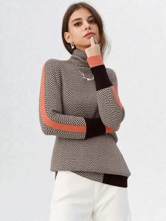 Aurélie - Farbblock Pullover