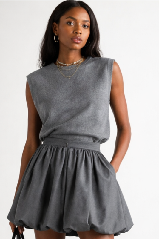 Ella - Chiffon Minirock