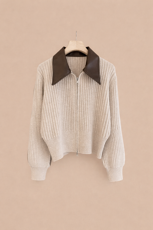 Clara Farbblock-Cardigan