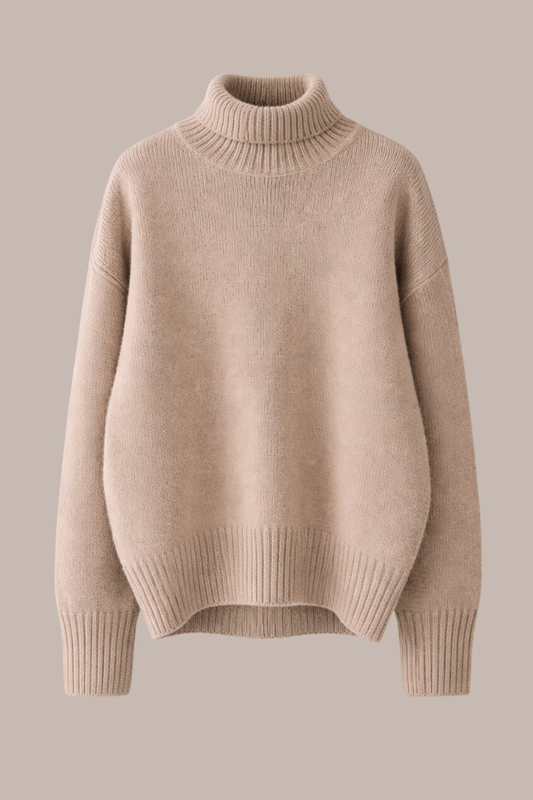 Jolene – Cropped Rollkragenpullover