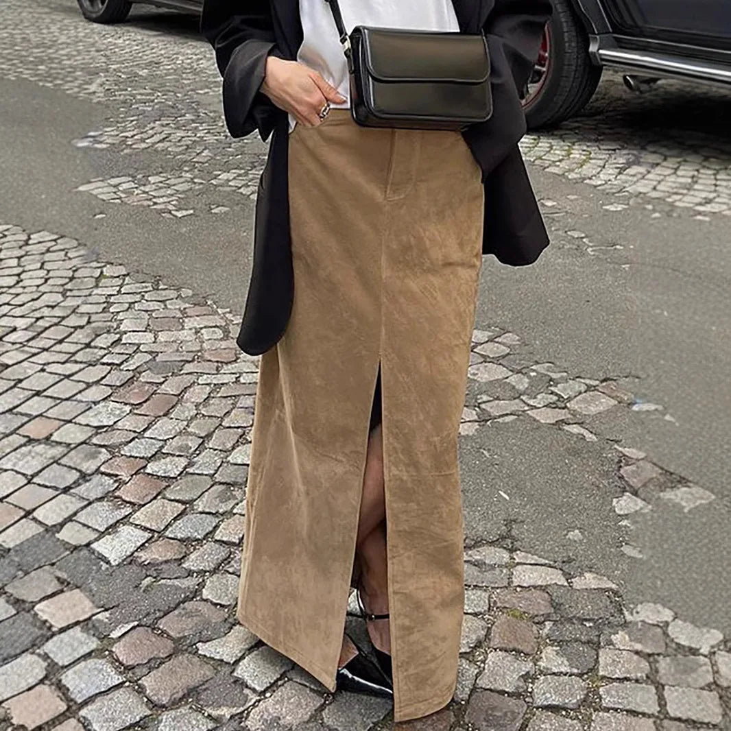 Gabrielle - Wildlederrock