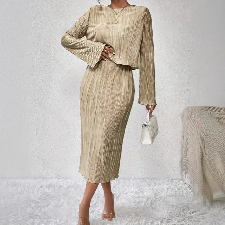 Vianne – Zweiteiliges Streifen Ensemble