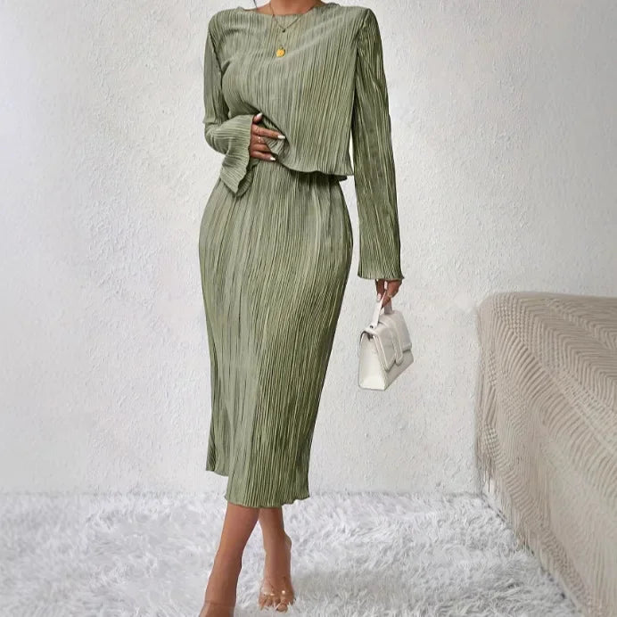 Vianne – Zweiteiliges Streifen Ensemble