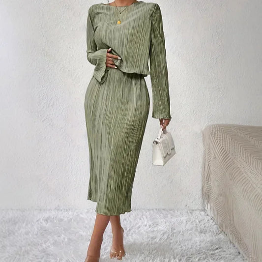 Vianne – Zweiteiliges Streifen Ensemble