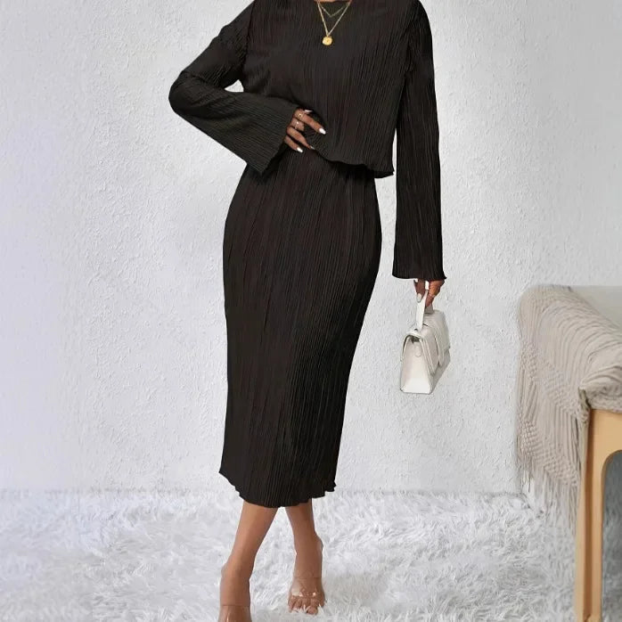 Vianne – Zweiteiliges Streifen Ensemble