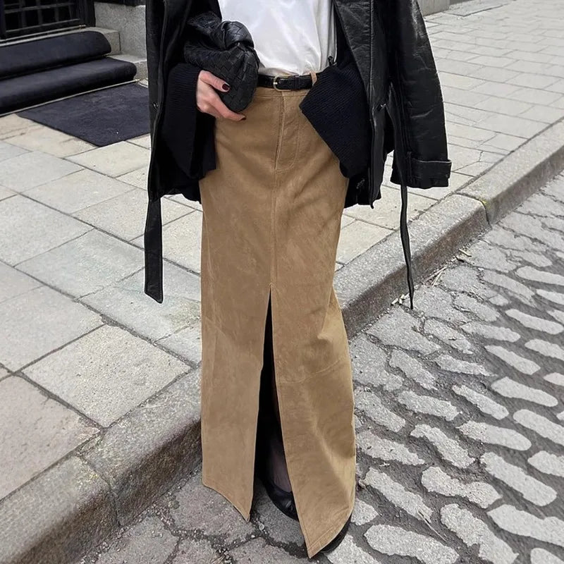 Gabrielle - Wildlederrock