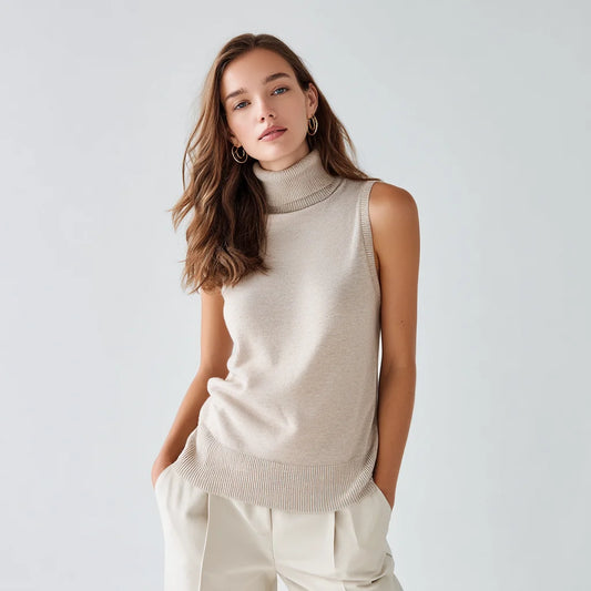 Ida - Strickjacke ohne Ärmel